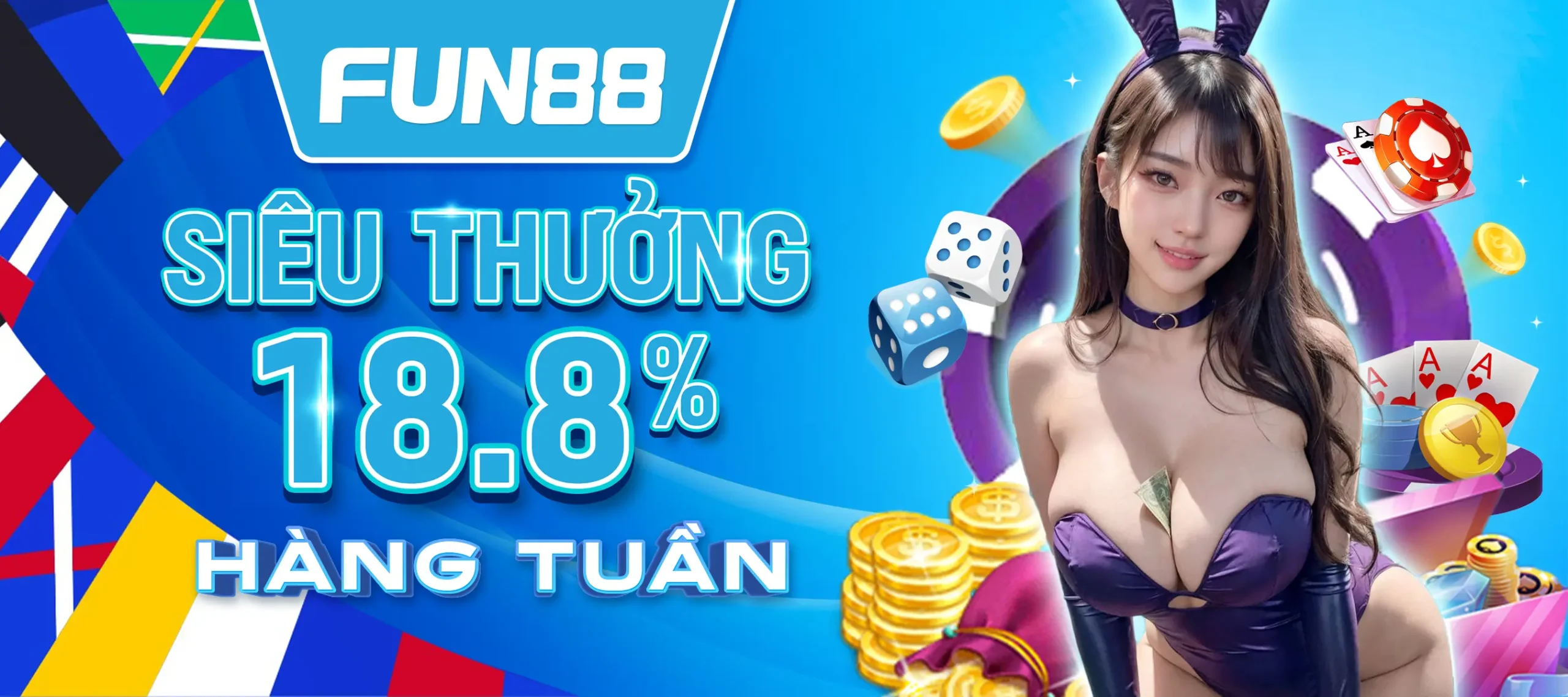 siêu thưởng 18.8% fun88